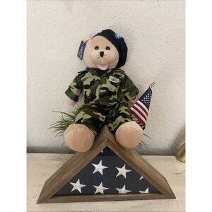 Army Bear "The Army Goes Rolling Along" Chantilly Lane Bear